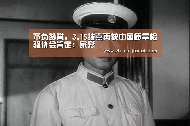 不负赞誉，3.15技嘉再获中国质量检验协会肯定：家彩
