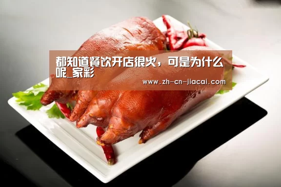 都知道餐饮开店很火，可是为什么呢_家彩
