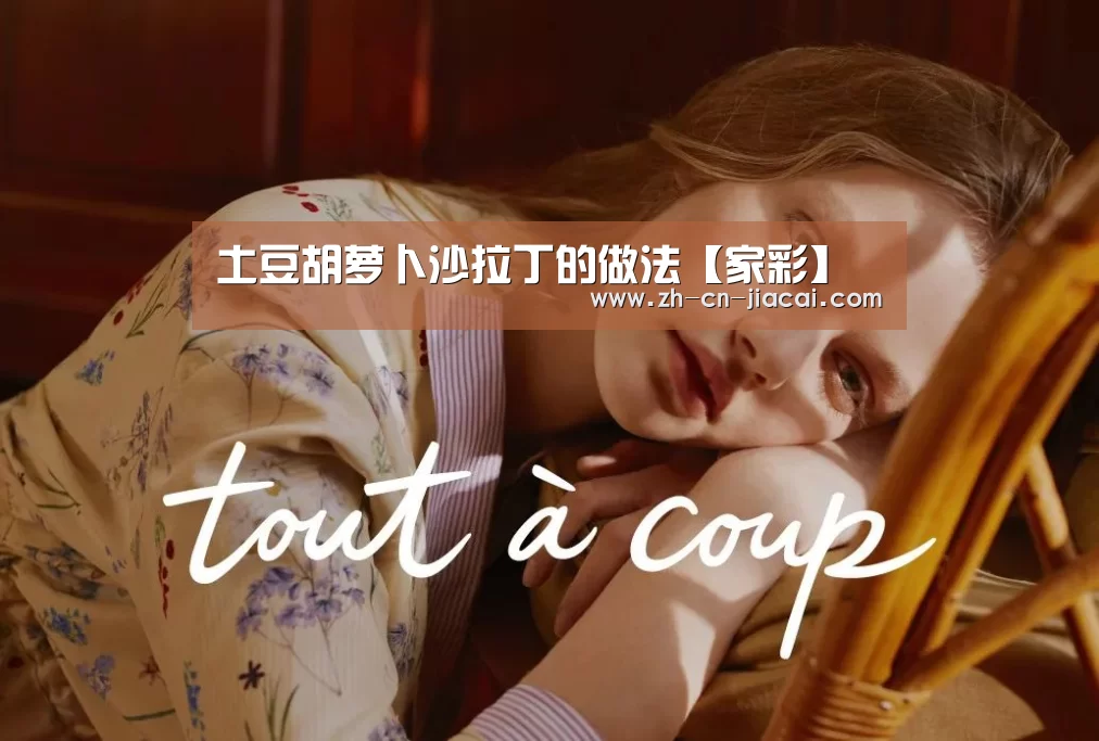土豆胡萝卜沙拉丁的做法【家彩】